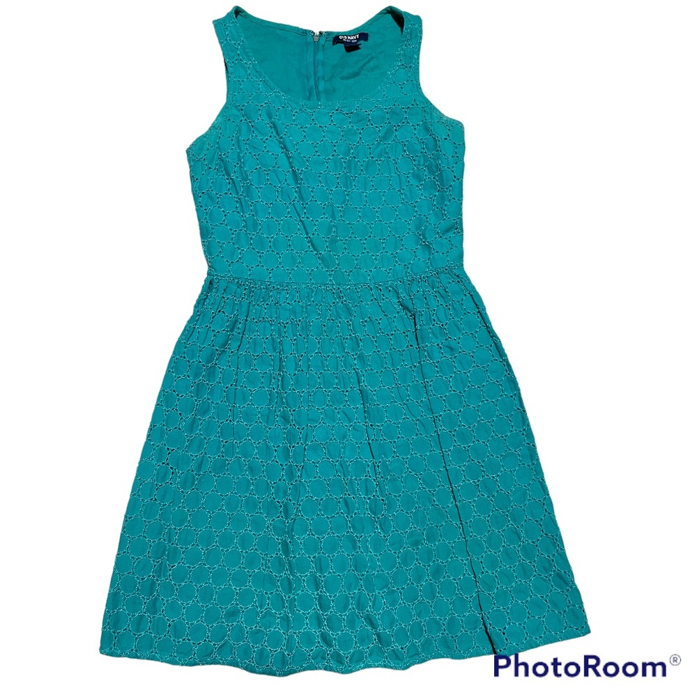 Old Navy sleeveless dress. Teal. Size 0.